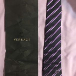 New Versace Striped Men’s Tie
